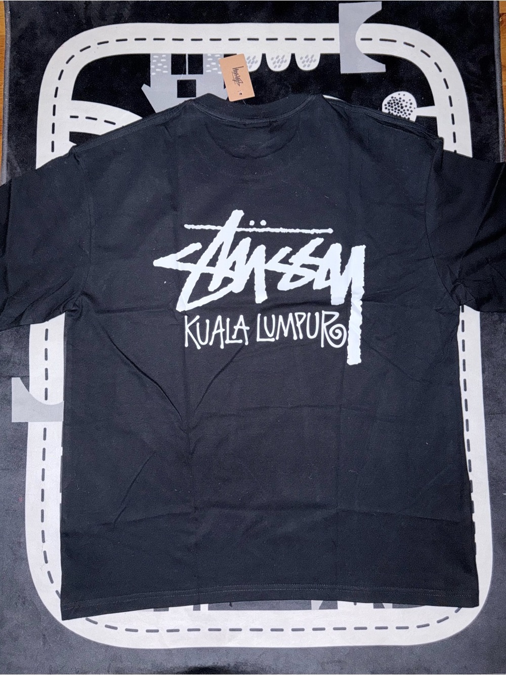 Stussy Kuala Lumpur Graphic T-Shirt - Black L